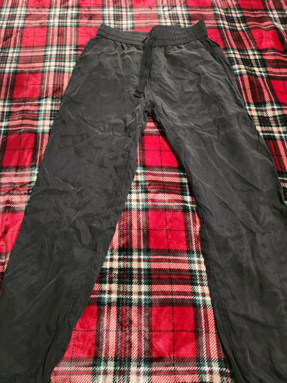 J. Crew Men's Black Elastic Waist Jogger Pants